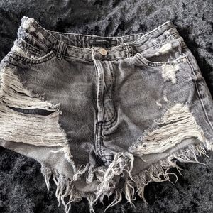 Zara denim shorts